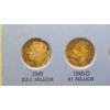 Image 4 : United States 90% Silver Roosevelt Dimes In Whitman Coin Album - Face Value: $1.40