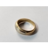 Image 4 : 14K Gold Two-Tone Ring - Size 10 - TW: 8.6g