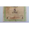 Image 3 : Italy 1943 5 Lire Allied Military Currency Note