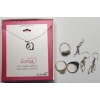 Image 1 : Sterling Silver "Sisters" Footnotes Heart Necklace & More - Weight: 14.4g