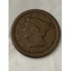 Image 1 : 1853 United States Large One Cent Coin - Fair Condition - Date Visible