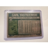 Image 2 : 1977 Topps Carl Yastrzemski Baseball Card In Protective Holder - Mint Condition