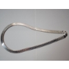 Image 3 : Sterling Silver 20in Necklace, Detailed Herringbone Design - 34.0g 