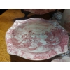Image 3 : Large 12 Pcs Vintage Johnson Bros England - "Enchanted Garden" Pink Porcelain Set - Perfect
