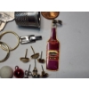 Image 4 : Lot of Assorted Small Collectible Items: Pennies, Thimble, Keys, Religious Figure, Earrings, & More!