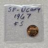 Image 2 : 1967 SP-DCAM Lincoln Memorial Cent FV: $.01