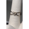 Image 6 : (2) Sterling Silver Rings - Flower With Beautiful Stones & Heart Infinity With Small White Stones