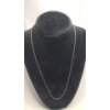 Image 1 : 14K Yellow Gold 20" Dainty Twisted Rope Necklace - Weight: 1.0g