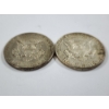 Image 4 : Two 1964 United States 90% Silver Kennedy Half Dollars ~ $1.00 Face Value