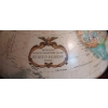 Image 2 : Vintage Tall Floor Mounted "REPOGLE" Wooden Stand Revolving Floor 16" Globe 44" Tall Overall