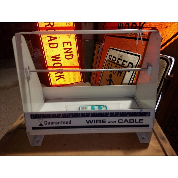 Vintage Electriicians Or Cable  Wire Caddy - Advertising Piece - See Pics