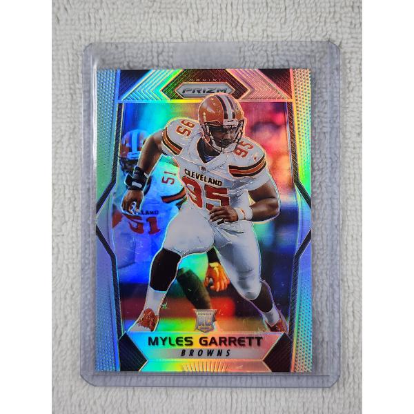 MYLES GARRETT 2017 Panini Prizm No.242 *ROOKIE* Football Trading Card - MINT/NEAR MINT CONDITION!