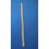 Image 4 : 14K Gold Fancy Link Bracelet - Weight: 12.2g
