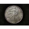 Image 1 : 1 Oz Fine Silver 2007 American Eagle Round With Light Toning Along Rim!