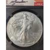 Image 2 : 2023 NGC First Day Of Issue MS 70 1 Oz .999 Fine Silver American Eagle- Signed By Michael Gaudioso 