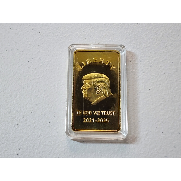 Donald Trump Keep America Great 2021-2025 Campaign Gold-Tone Bar