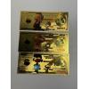 Image 1 : Peanuts "100" Dollar Goild Foil Notes - 3 Total - Lucy - Charlie Brown - Snoopy 