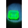 Image 1 : Vintage Uranium Glass Salt Cellar Dish