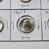 Image 7 : 8 Assorted Years United States 90% Silver Washington Quarters - Face Value: $2.00