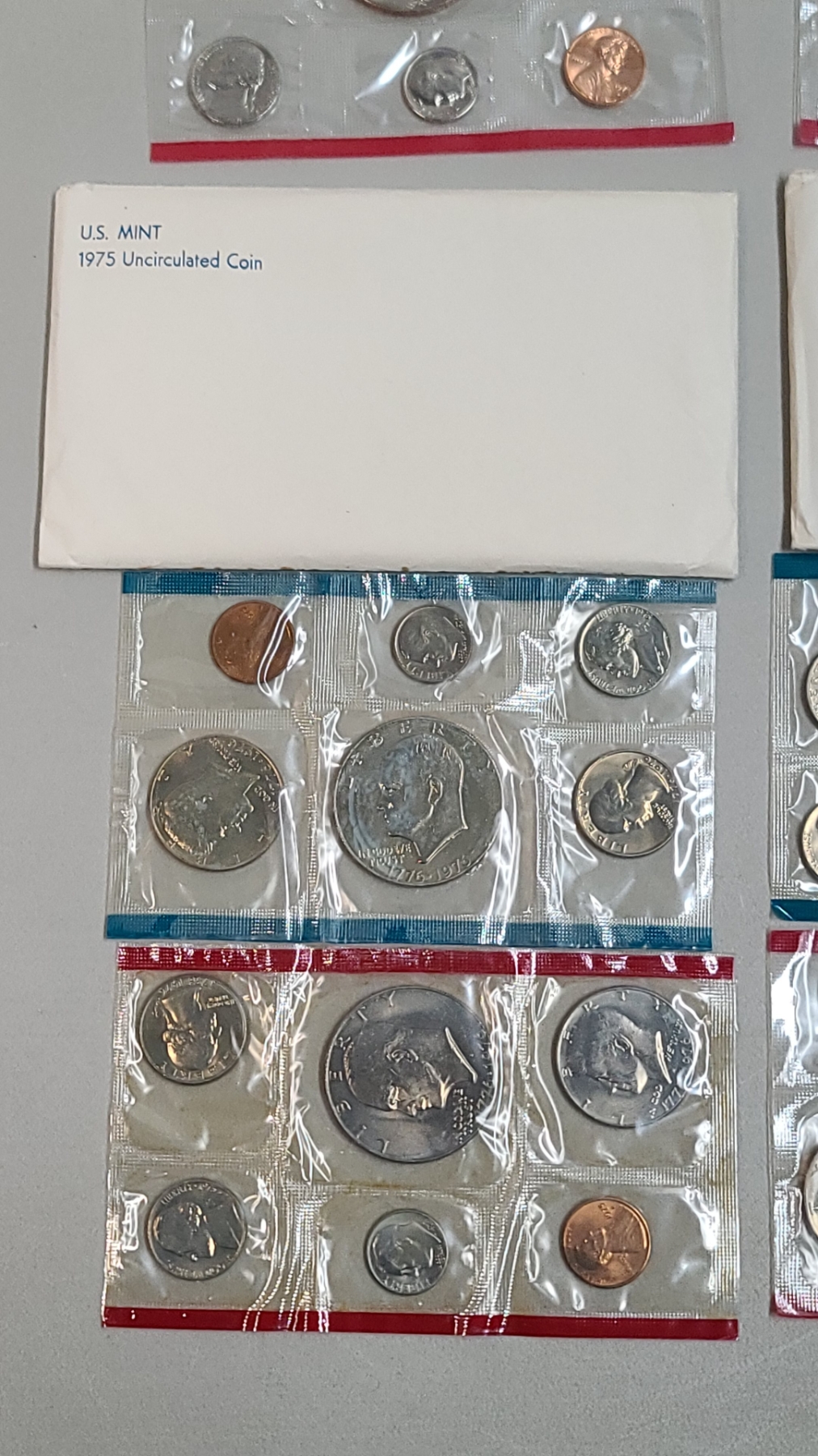 1974, 1975, 1976, 1977 United States Mint Uncirculated Coin Sets ...