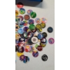 Image 5 : Lot Of Assorted 90's POGS Milk Caps With Tube Holder