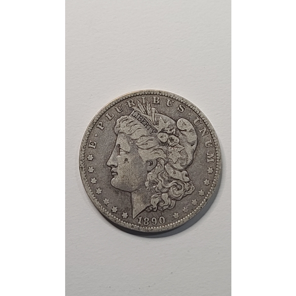 United States 1890-O 90% Silver Morgan Dollar 