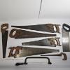 Image 1 : Lot of 8 Vintage and Antique Woodworking Hand Saws (28.5" Max Length)