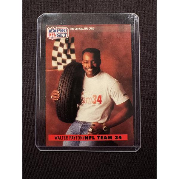 1991 Walter Payton Pro Set Football Card - Exceptional Condition