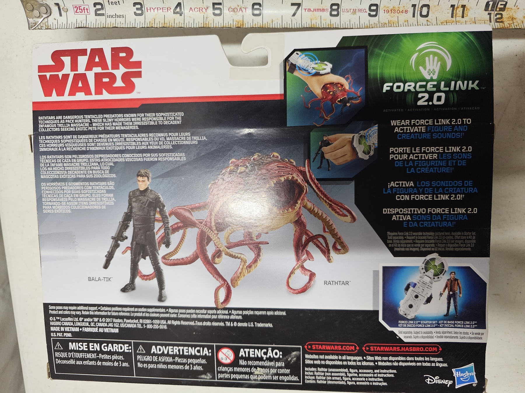 Spherical Rathtar Star Wars - Rathtar Figure with Bala-tik Figure