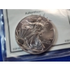 Image 2 : 2018 American Silver Eagle - Nice Subtle Purple Toning - 1 oz .999 Fine Silver with GovMint CoA