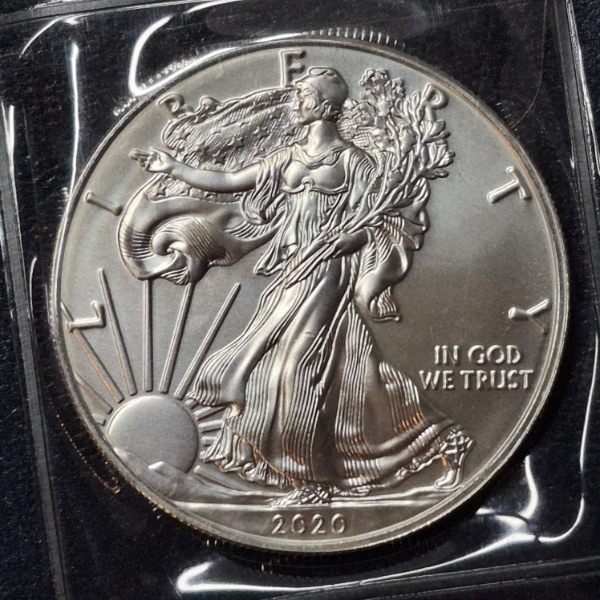 2020 United States Silver 1 Oz .999 Silver Eagle