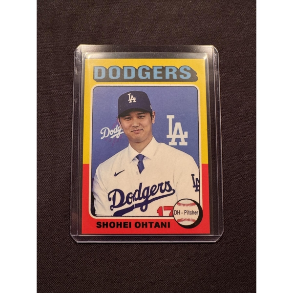 	SHOHEI OHTANI Los Angeles Dodgers #41 Baseball Card - Mint Condition - Low Production