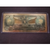 Image 2 : Exceptional $5.00 Educational Note - Gold Back .999 - 24K Bill In Protective Holder - Mint Condition