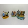 Image 1 : Wizard of Oz Figurines - Munchkin & Dorothy - Dorothy & Lion - "We're off to see the Wizard" Enesco 