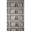Image 5 : (16) U.S Series 1957 $1 Silver Certificate STAR Notes -AU Crisp Condition