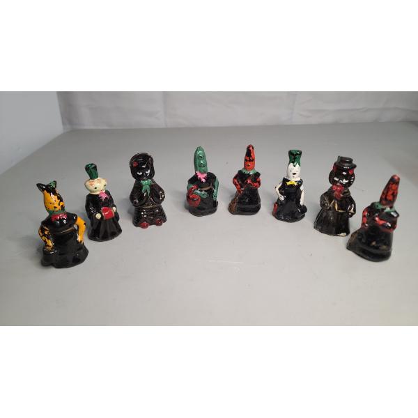 (8) Vintage 1930's Anthropomorphic Ceramic Occupied Japan Figurines 