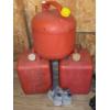 Image 1 : (3) 5 Gallon Gas Cans and (5) 6.4oz Bottles Stihl Engine Oil