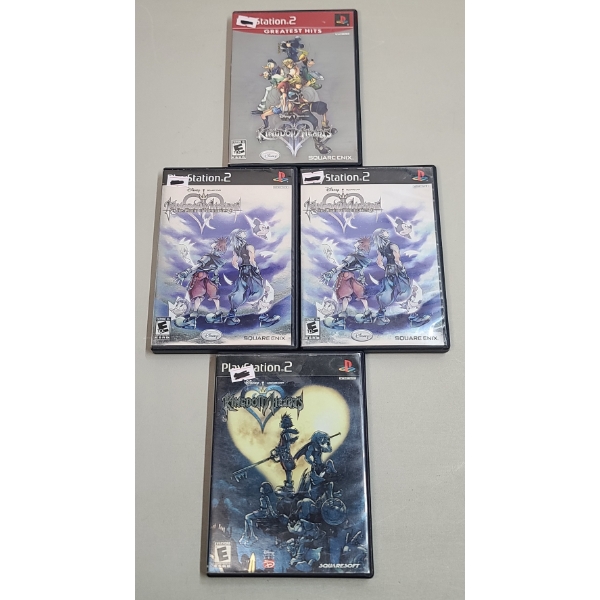 (4) PlayStation 2 Kingdom Hearts Games
