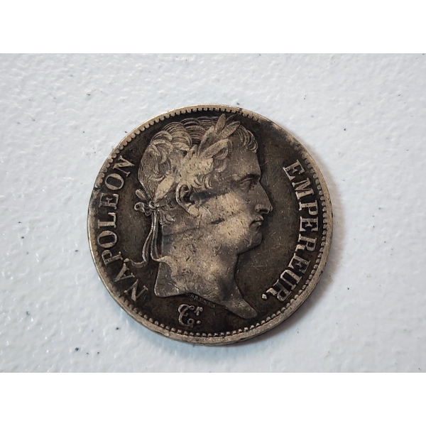 1812 French 5 Francs Silver Coin - 90% Silver ASW: 0.7234oz
