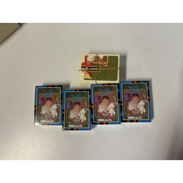 1988 Donruss Baseball Puzzle & Cards - Hall of Fame Diamond King - 12 packaged Cards - One Puzzle
