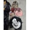 Image 2 : Great Condition Halloween Items Including Fiber Optic Cat, 4 Latex Masks & More