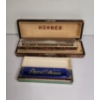 Image 1 : 2 Harmonicas With Cases - Hohner And Parrot - 