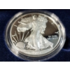 Image 2 : 2021-W 1 Oz Silver American Eagle Proof Coin in Original Packaging 