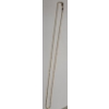 Image 2 : 14K Gold 20" Twisted Rope Necklace - Weight 6.2g