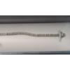 Image 4 : Sterling Silver 7" Tennis Bracelet With 1/2 Ct Diamonds - Weight: 8.3g