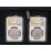 Image 2 : Set of Two 2023 NGC MS70 Morgan & Peace Silver Dollars - First Day of Issue - INCREDIBLE SET!