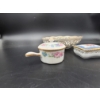 Image 4 : Vintage Glassware Items - Bavaria Schumann Forget me Not Germany Bowl - B.J. Feldman's Sons Franklin