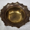 Image 6 : Vintage Indian Brass Lidded Container Feat. Beautifully Etched Designs ~ Trinket or Candy Dish