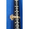Image 6 : Women's 14K Gold Ring With Diamonds - Size 6- Weight: 7.6g