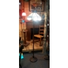 Image 3 : Classic Stained Glass 16" Paneled Shade - 64 Inch Floor Lamp - Electrified In Perfect Condition.